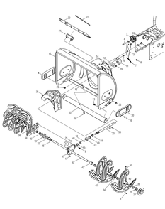 General Diagram and Parts List for 730STE (31AH7S7H710)(2005) Cub Cadet Snow Blower